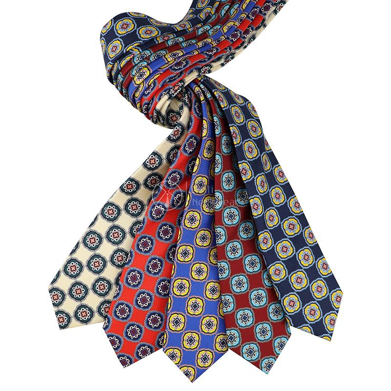 Mens Floral Print Tie