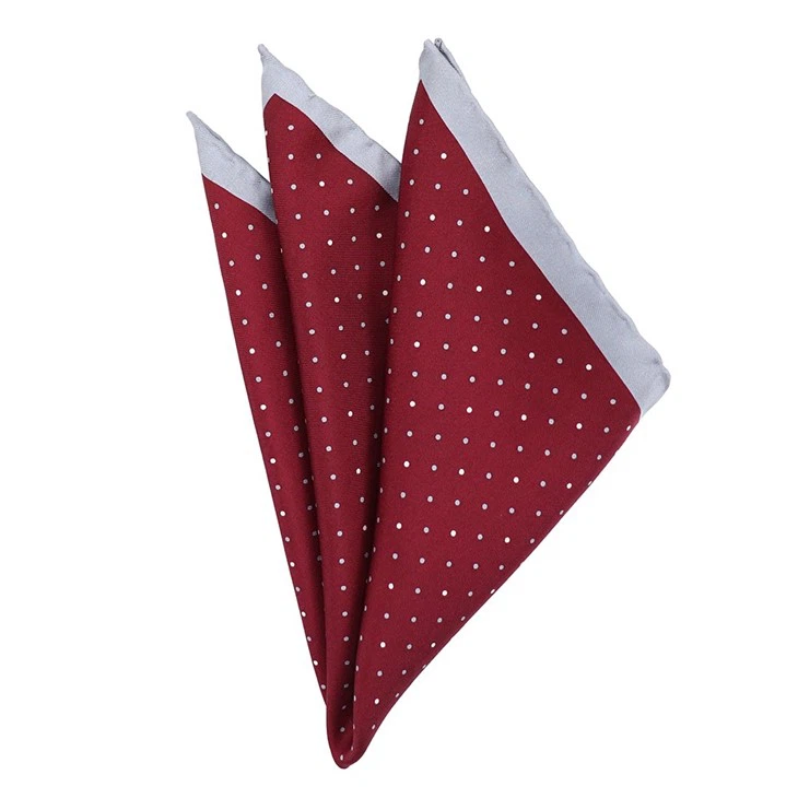 mens polka dot pocket square