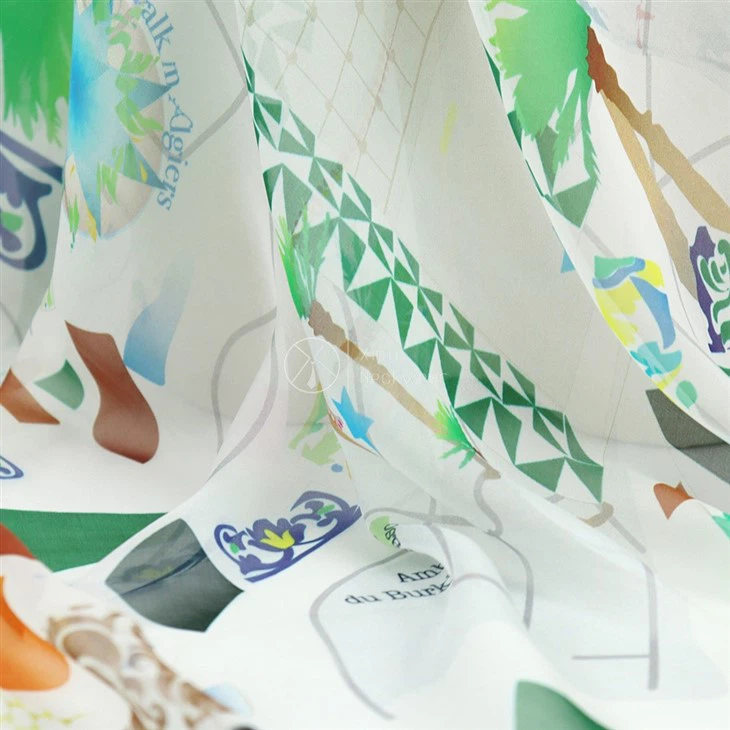 Rectangular Silk Scarf