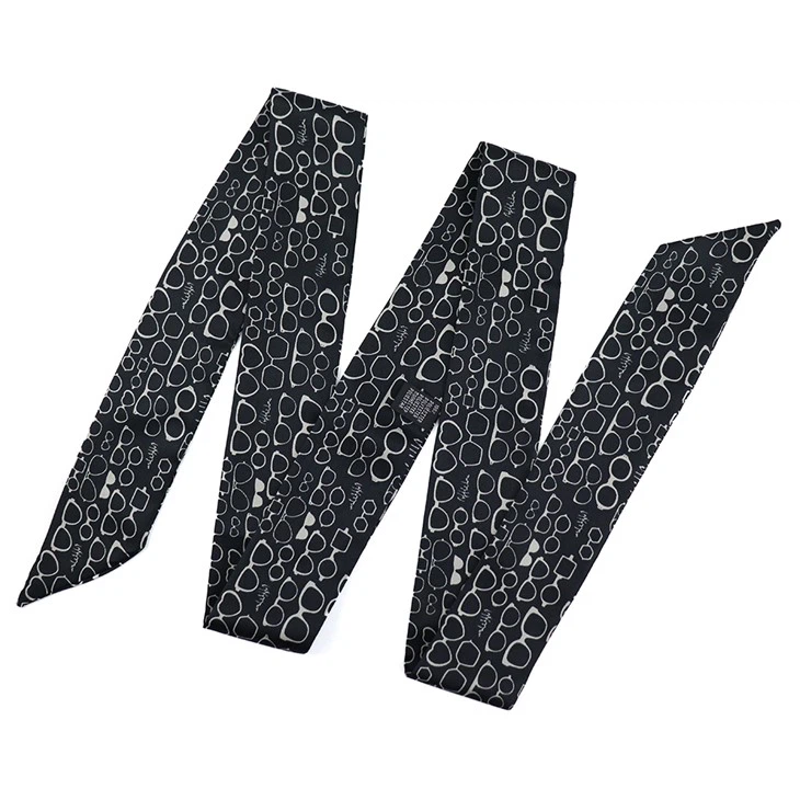 Thin Scarf Black